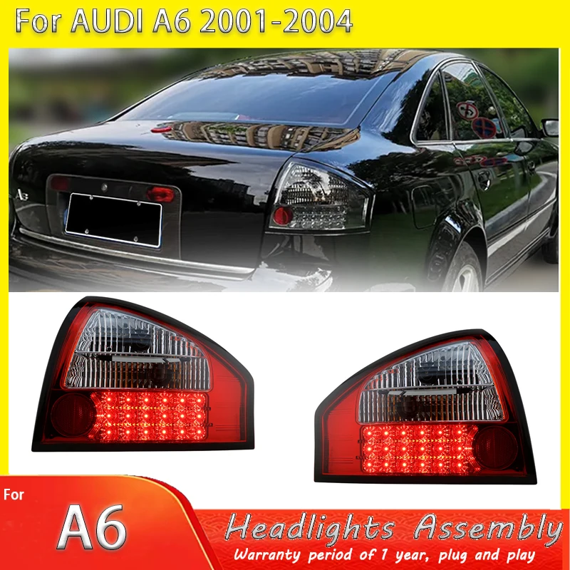 

Pair LED Tail light assembly For 2001 -2002 2003 2004 Audi A6 C5 reversing lights, parking lights, turn signals, brake lights