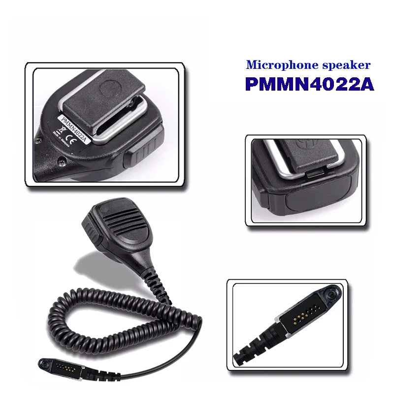 PMMN4022A Handheld Speaker Microphone  for motorola Walkie Talkie GP340 GP640 GP680 PRO5150 HT750 HT1250 GP328Plus GP338 Mic