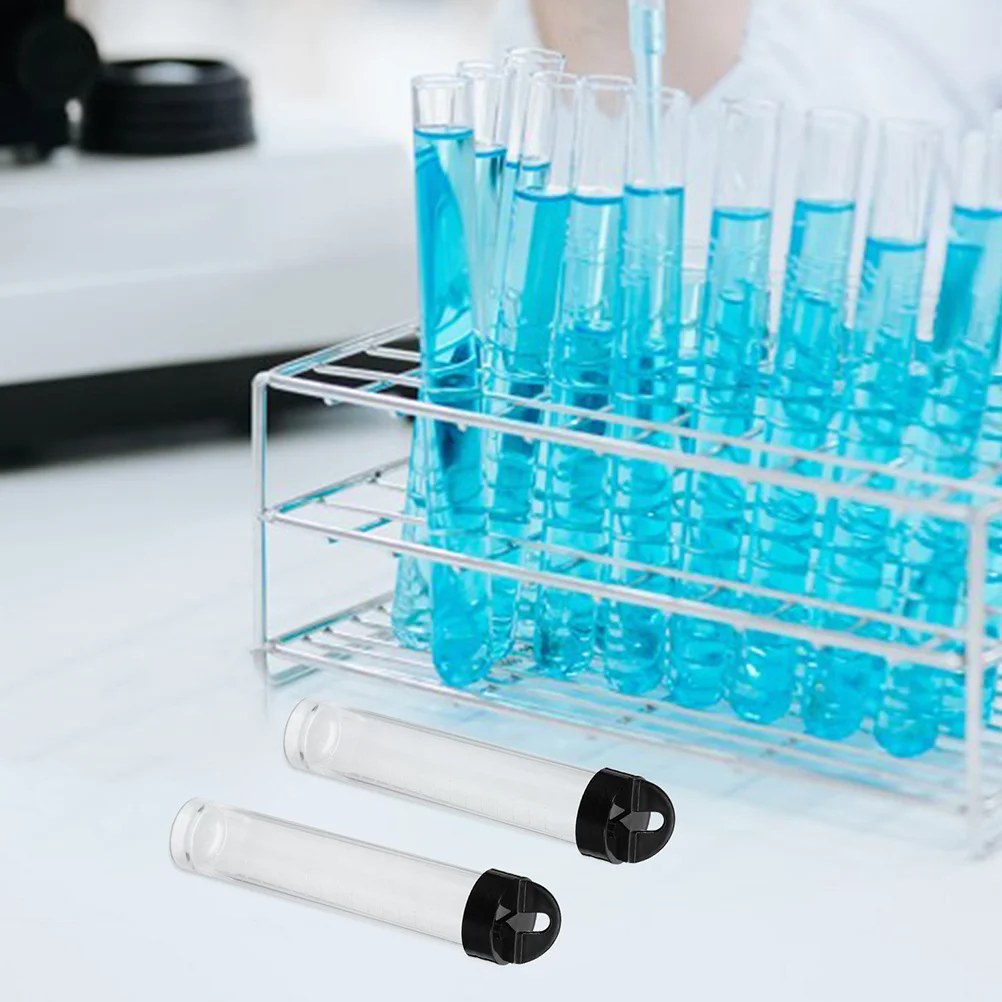 10 Pcs Plastic Graduated Sample Bottles Hydrating Vials Clear Mirco Test Tubes Empty for Injection