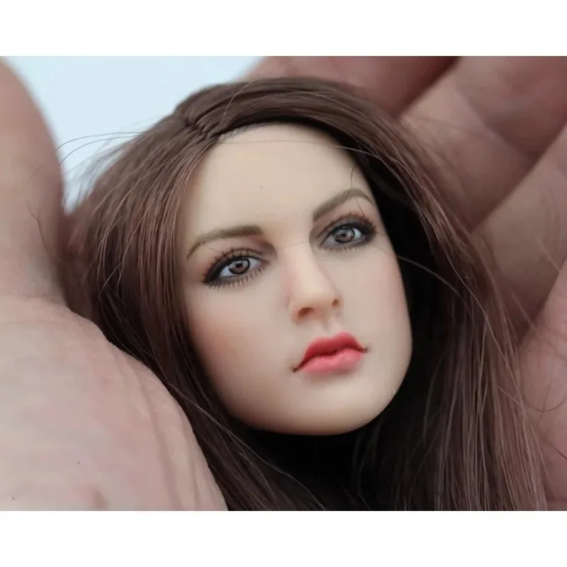

Tbleague 1/6 Scale Princess Kate Head Sculpt KT005 Female Solider Brown Hair Head Played Model for 12in Action Figure Doll