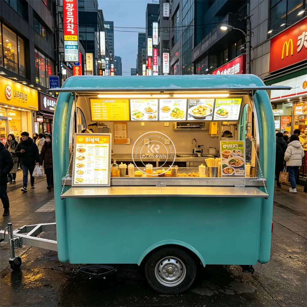 

Mobile Kitchen Food Trailer Catering Trailer Pizza Pasta Coffee Food Truck Vendor With Complete Stainless Setup
