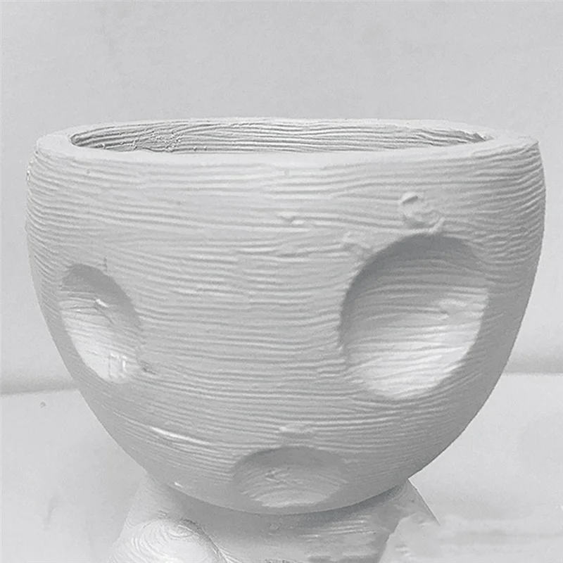 ABPQ-Mummy Vaso da giardinaggio Vaso da fiori Piccolo supporto per piante Supporto per piante ad aria Vaso per piante da interno Ornamenti per vasi con caratteri astratti