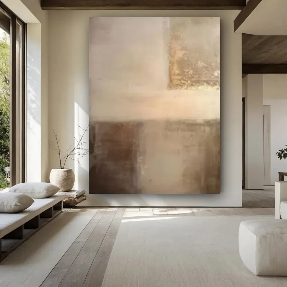 Hand-Painted Knife Oil Painting On Canvas Tree Landscape Reflection 3D Paintings For Living Room Modern Fashion Abstract Art