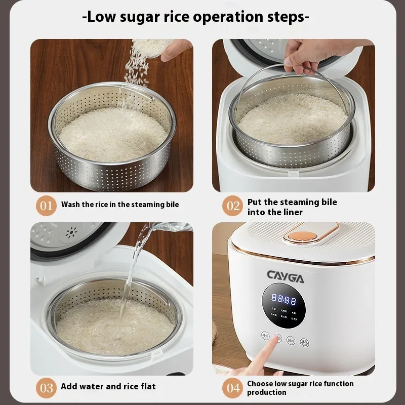 Rice Cooker Household Multi-functional Smart Rice Soup Separation Ceramic Glaze Firewood