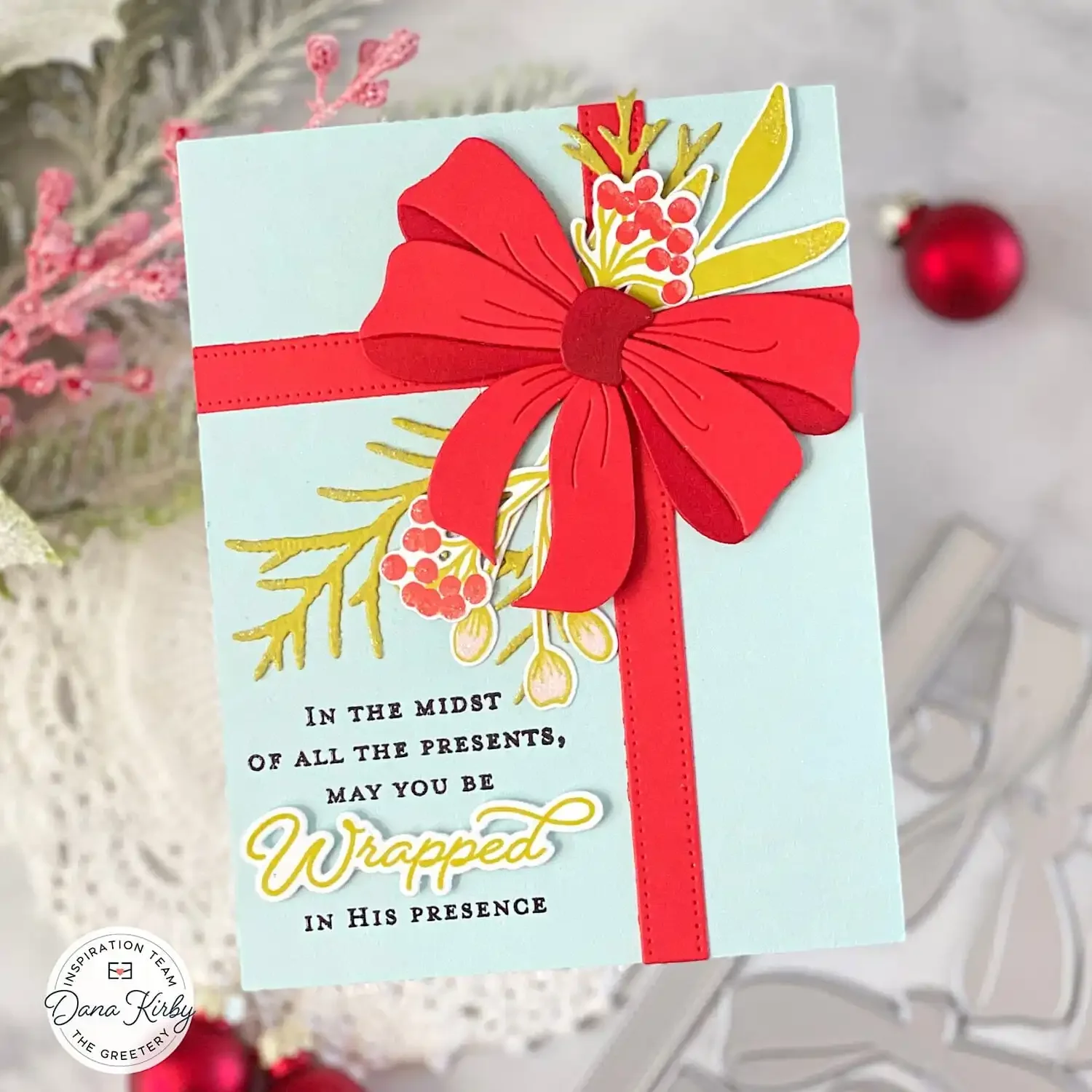 Plaid Tidings: Very Merry Stencil Thegreetery Metal Cutting Dies & Stencil Slimline Essentials Scrap Booking Card Stencil Cut
