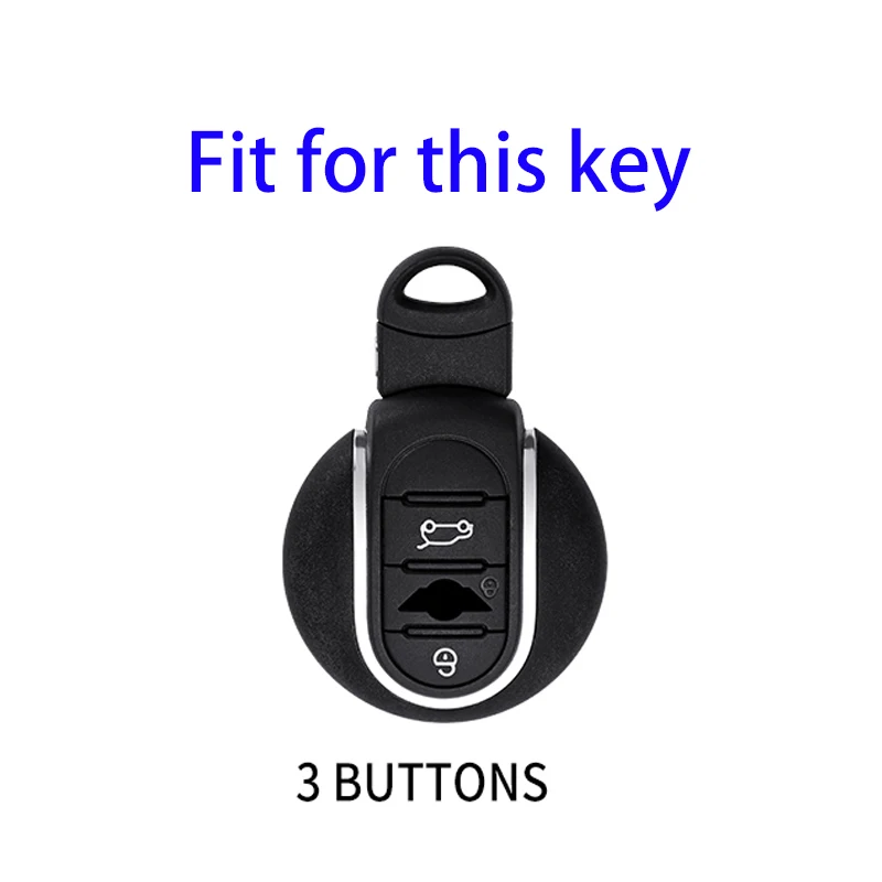 TPU Shell Fob for BMW Mini Cooper Countryman Clubman F54 F55 F56 F60 Car Key Cover Case Flip Remote Key Skin Holder Protector