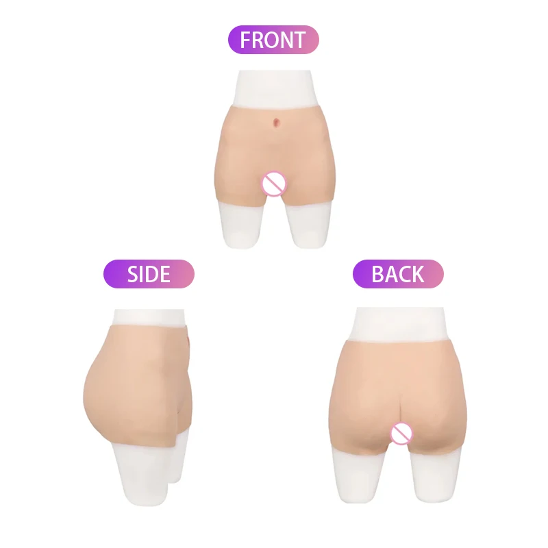 Silicone Fake Vagina Pants Pusssy Panties Enhancer Shapewear Transgender women Underwear Crossdresser Crossdressing Cosplay