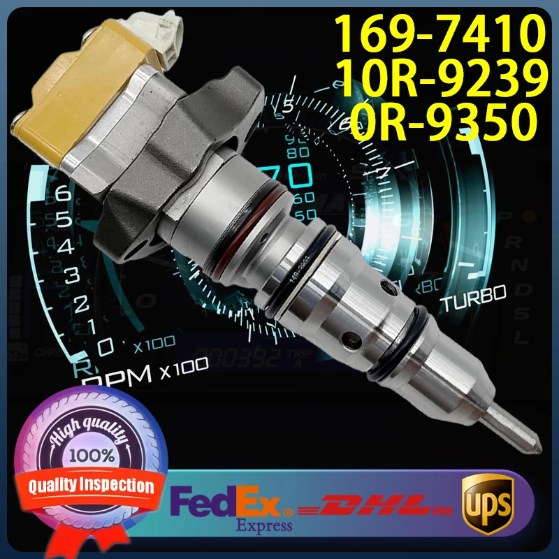 

169-7410 0R-9350 10R-9239 High Quality Diesel Fuel Injector 1697410 0R9350 10R9239 for Caterpillar CAT 3126B 3126E Engine