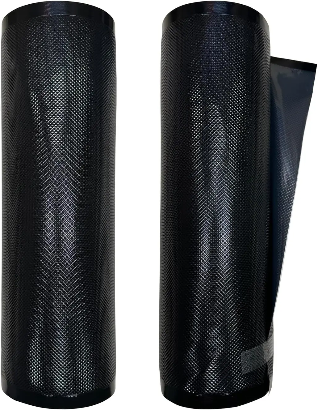 

Пакеты для вакуумной упаковки 11 x 50 футов, черные и прозрачные, особо прочные, толщина 5 мил, для хранения продуктов, 2 рулона