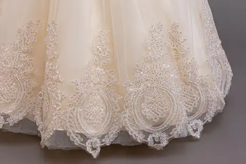 10 best sales Bröllopsklänningar för flickor 7 till 8 år - №3