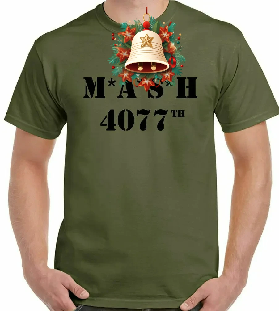 MASH 4077th Retro TV Series US Marines Medics T-Shirt 100% Cotton O-Neck Summer Short Sleeve Casual Mens T-shirt Size S-3XL
