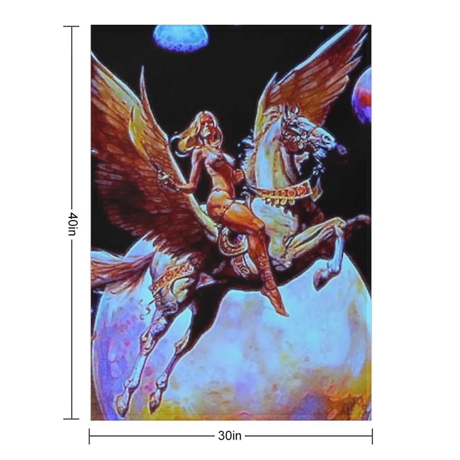 Golden Wings neon Throw Blanket Luxury Brand Picnic Polar Sofa Blankets