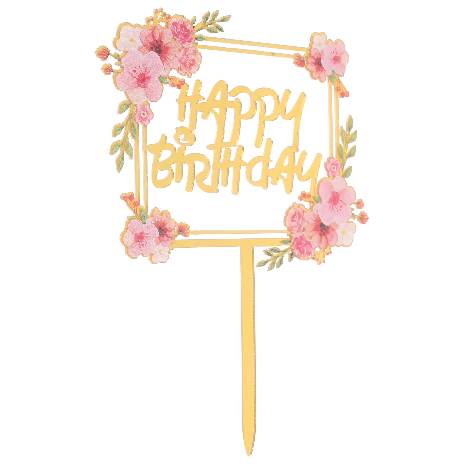 

Happy Birthday Decor Cupcake Cake Decoration Decoration Dessert Birthday Cupcake Cake Topper Topper Ornament