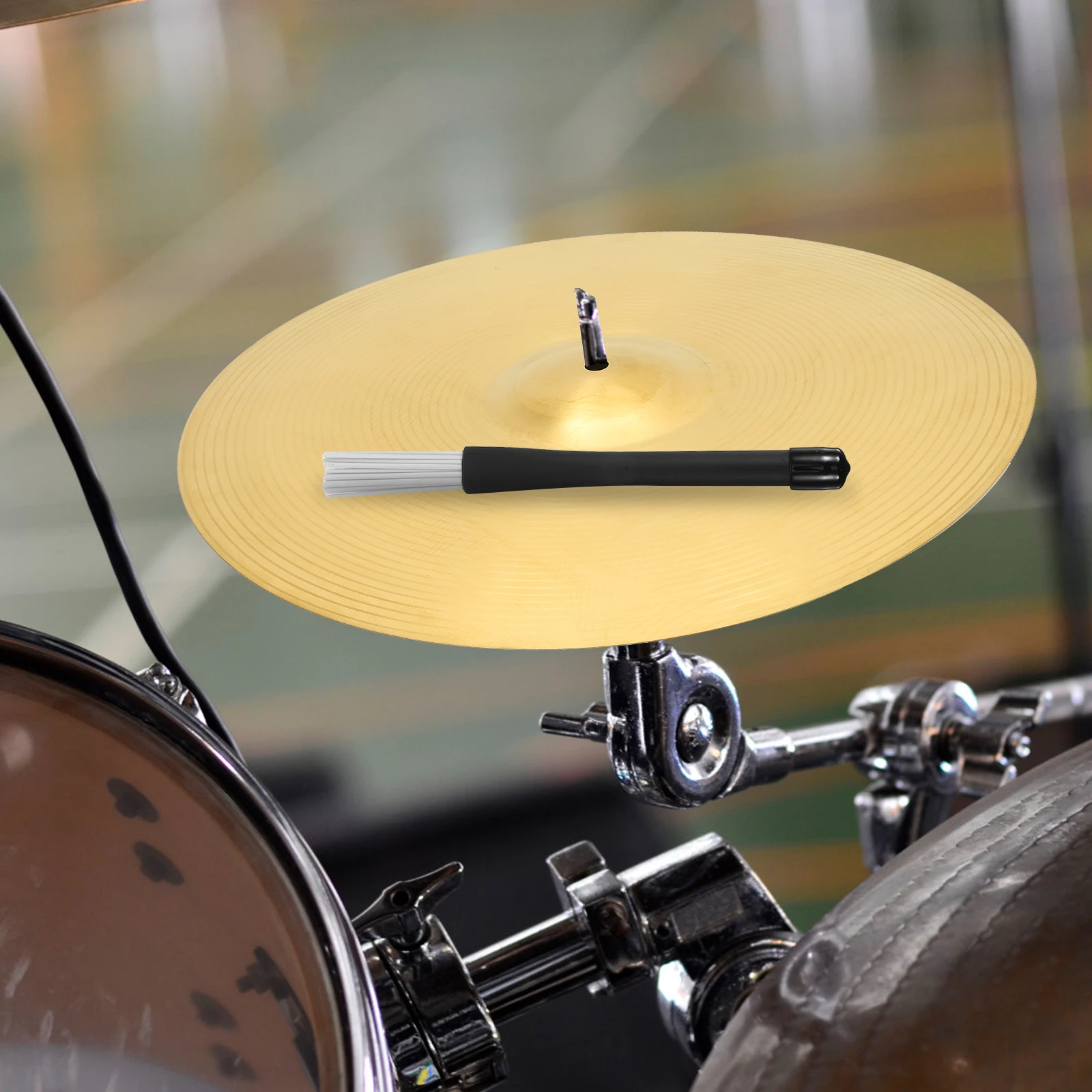 

4 Pcs Jazz Drum Brush Rhythm Instrument Accessories Classic Brushes Stick Nylon Snare Light Touch