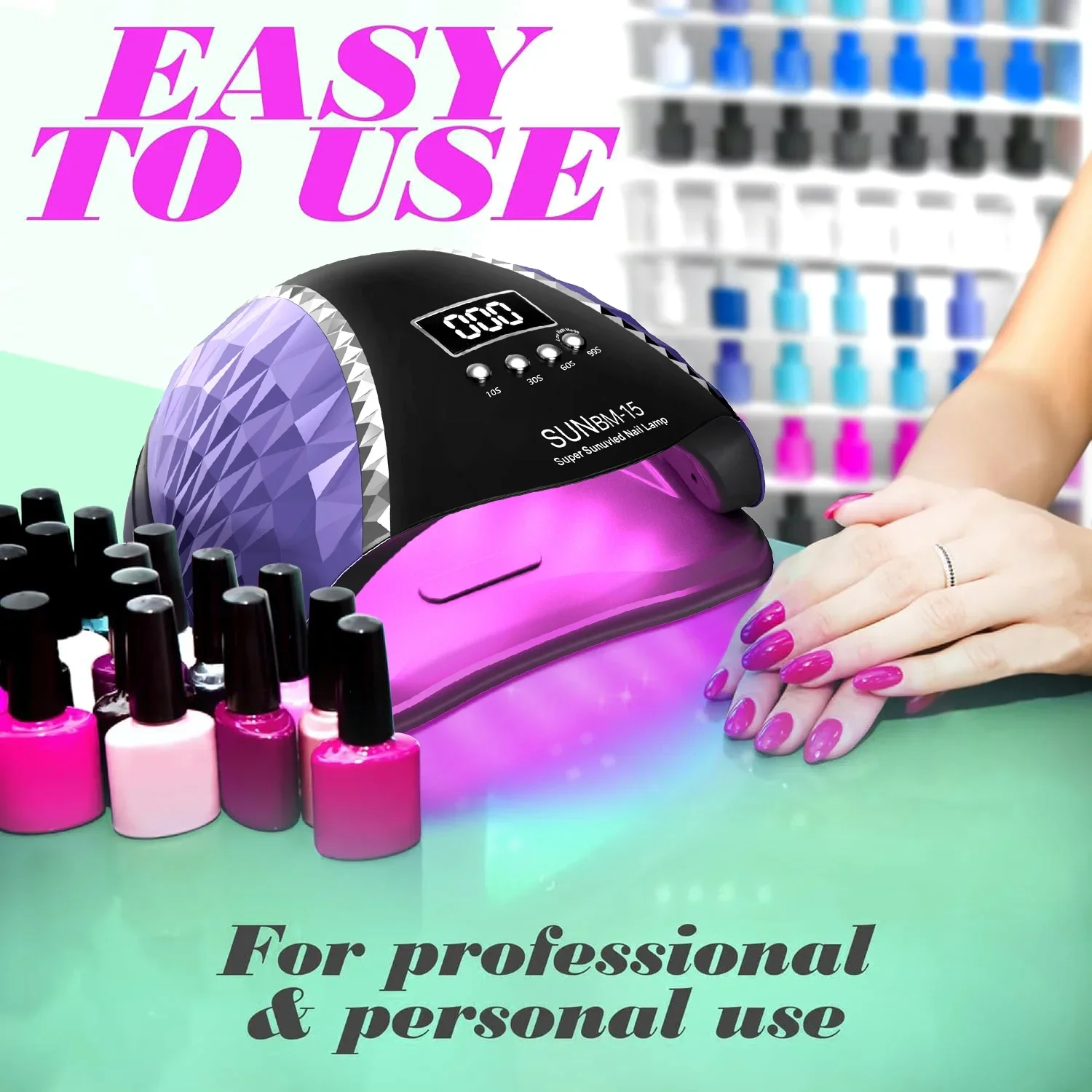 Nagel Lampe UV 66LED Nagel Lampe Trockner Big Power Schnelle Aushärtung Nagel Gel Professionelle Nagel Trockner UV Gel Trocknen werkzeuge Maschine