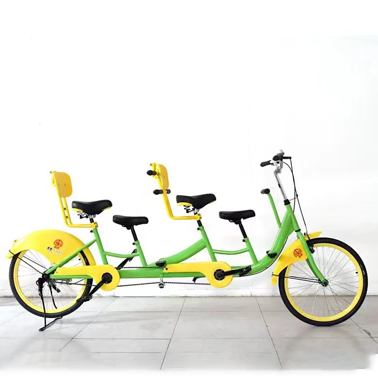 

Steel tandem Bicycle Four Person 2 Person Adults Bikes Hot Sale Bike Sightseeing