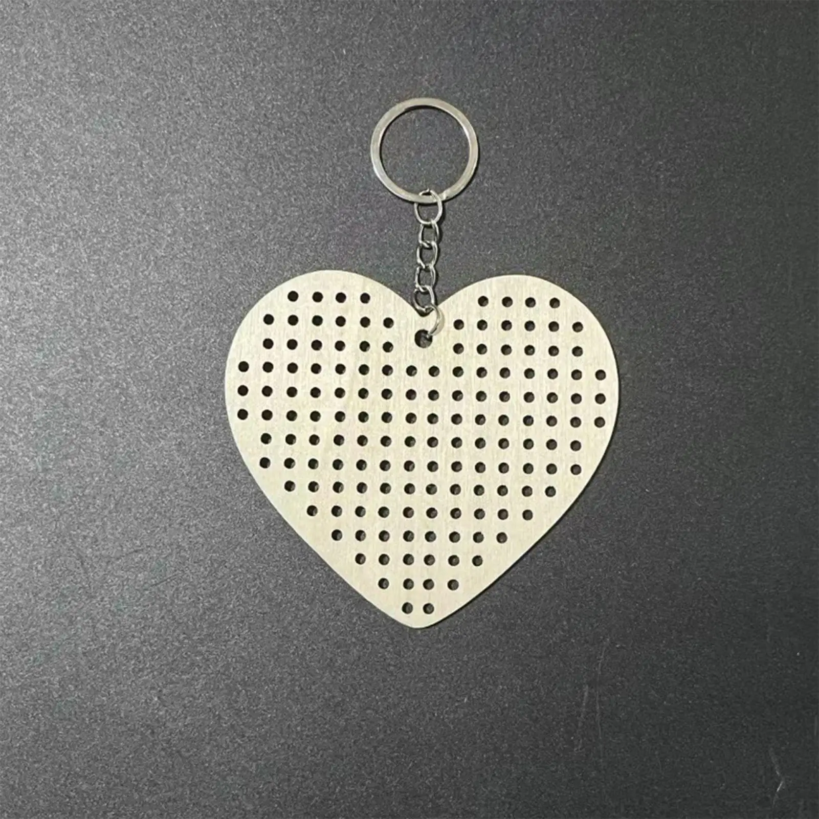 Borduurpakket voor beginners Kinderen Beginners Borduurpakket Houten hart Naaien Knutselen Kunst met draden Naalden voor thuisstudio