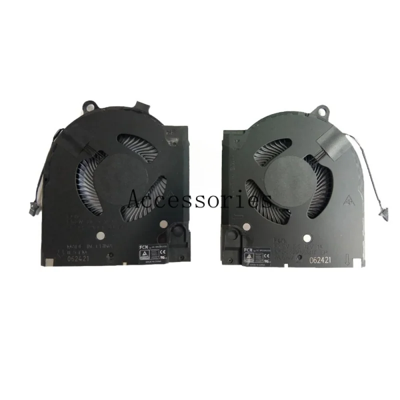 Gaming Laptop CPU GPU Cooling Fans For Dell G15 5510 5511 5515 2021 DFSCK22115181T FNCW FNCV RTX3070 12V 1A Cooler Radiator Fan