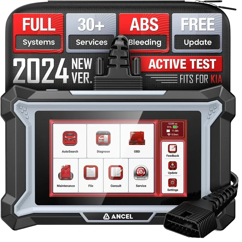 

Ancel DS160 Bidirectional OBD2 Scanner Engine Analyzer for Kia for Hyundai Genesis Full Systems Diagnostic Tool 30 Reset Service