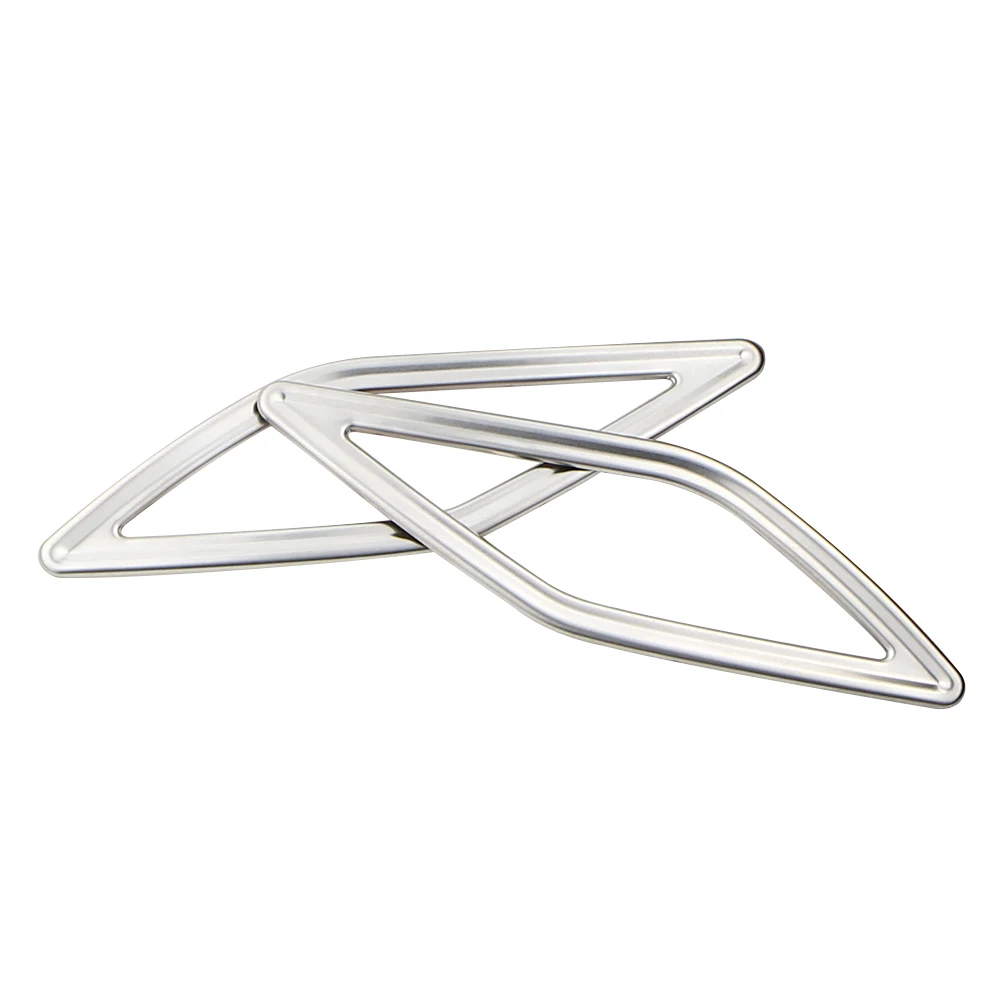 2Pcs Car Front Pillar Speaker Cover Frame for VW Volkswagen Tcross T-cross 2018 - 2023 Stainless Steel Sticker Accessories