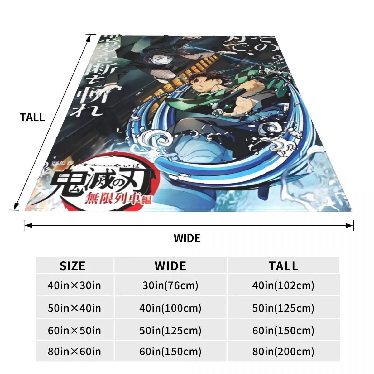 Kawaii Kamado Nezuko Blanket Super Warm Demon Slayer Anime Cartoon Throw Blanket Winter Airplane Travel Outdoor Fluffy Bedspread