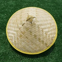 New 1PC Rice Farmer Hat For Men Women Chinese Bamboo Hat For Adult Unisex Cosplay Conical Sun Cap Handwoven Fisherman Hat - Image 5