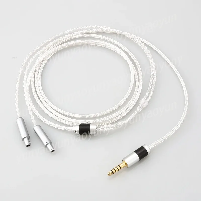 HIFI 3.5/2.5/4.4mm Balanced Single Silver Headphone Upgrade Cable Cable For 800 800S 820 Headset Cable