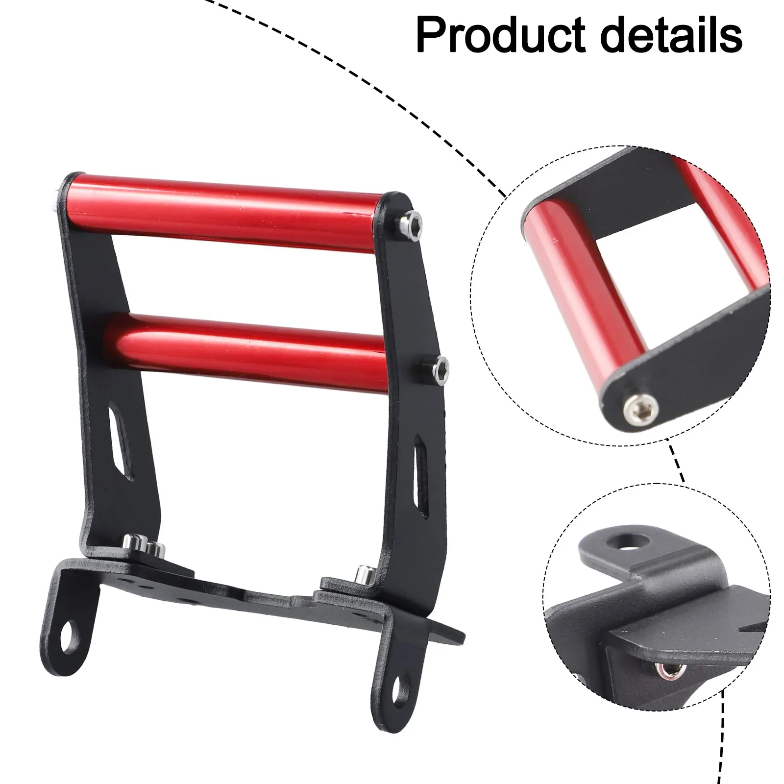 Stable And Durable Rear Foot Support Kit For Kugoo M4Pro Electric Scooter Aluminum Alloy Material Black Red Color