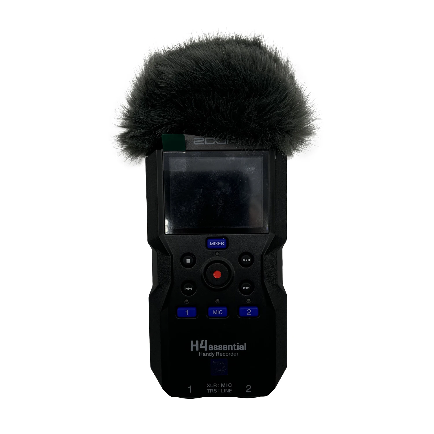 Copertura in schiuma di spugna con filtro Dead Cat PopParabrezza esterno Tappo per microfono per parabrezza artificiale peloso di alta qualità per Zoom H4 Essential