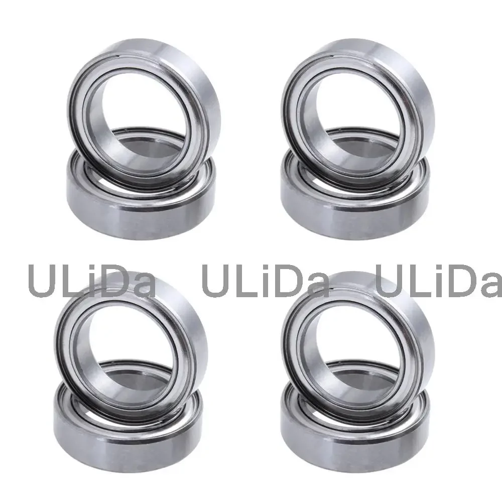 8pcs Bearing Ball Bearing 10x15x4mm For HSP 86693 02138 1/10 1/16 Himoto Nitro RC Car