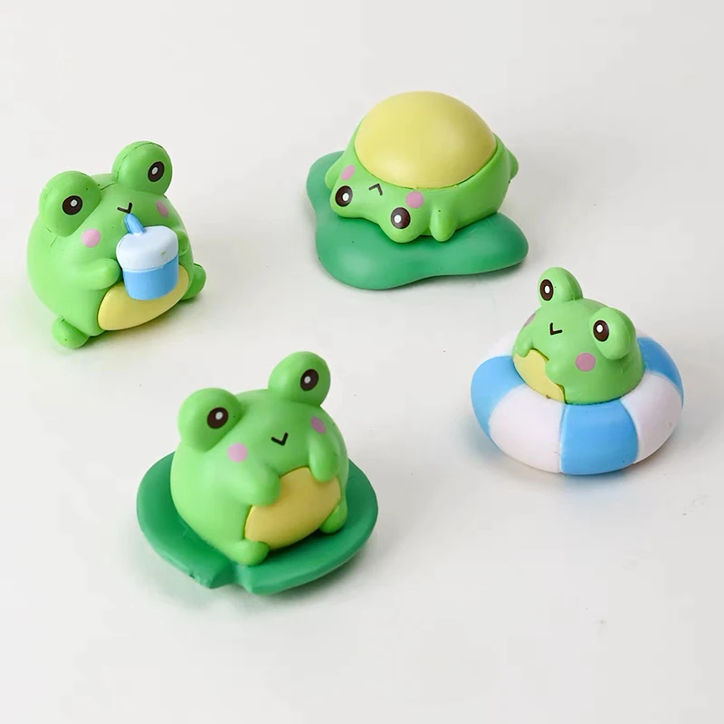 Micro Landscape Creative Summer Little Frog Doll Moss Gardening Decoration Accessories Desktop Miniature Ornament