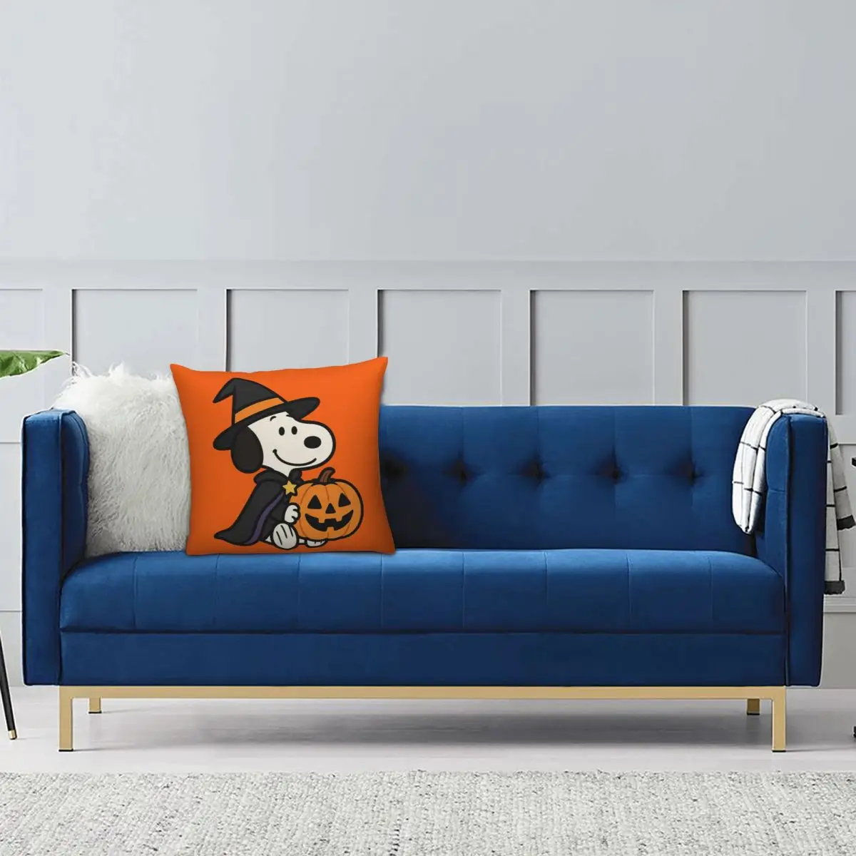 Cartoon Snoopy Halloween Pillowcase Soft Polyester Cushion Cover Decor Throw Pillow Case Cover Home Drop Shipping 40X40cm
