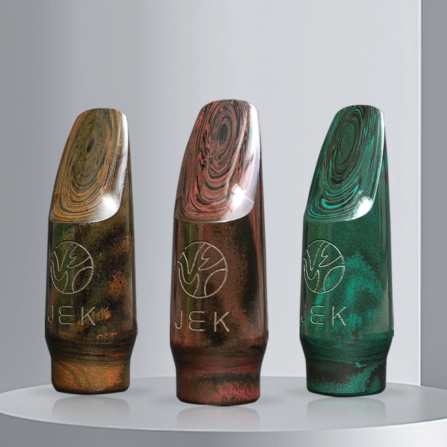 

JEK Bb Soprano Saxophone SAX Mouthpiece Vintage Color Germany Import Colored hard rubber Smooth Jazz