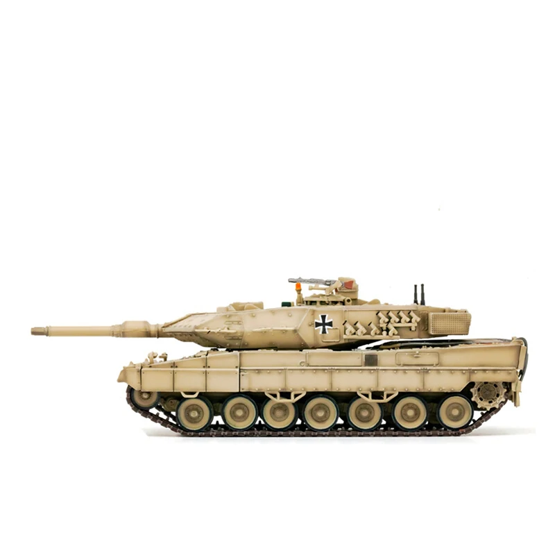 1/72 Scale Iron Flow Panzerkampf German Army Leopard 2A5 Main Battle Tank Desert Color Alloy Finished Model Collectible Toy Gift