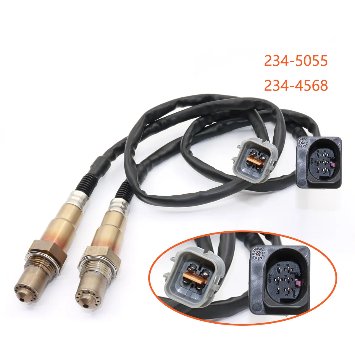 2Pcs Up Downstream Oxygen O2 Sensor Fit for Kia Rio Soul Hyundai Accent Veloster 1.6L 234-5055 234-4568 39210-2B410 392102B210