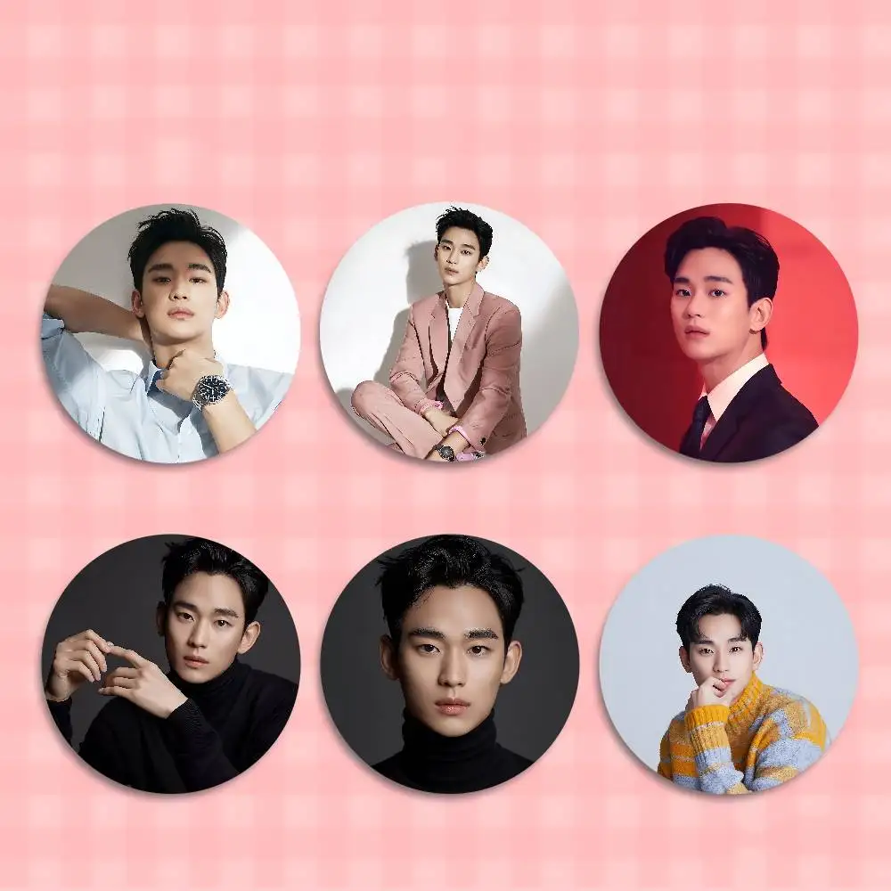 الممثل K-Kim Soo-hyun أنيمي دبابيس لطيف الكرتون شارة سترة الجينز التلبيب دبوس هدية الملحقات