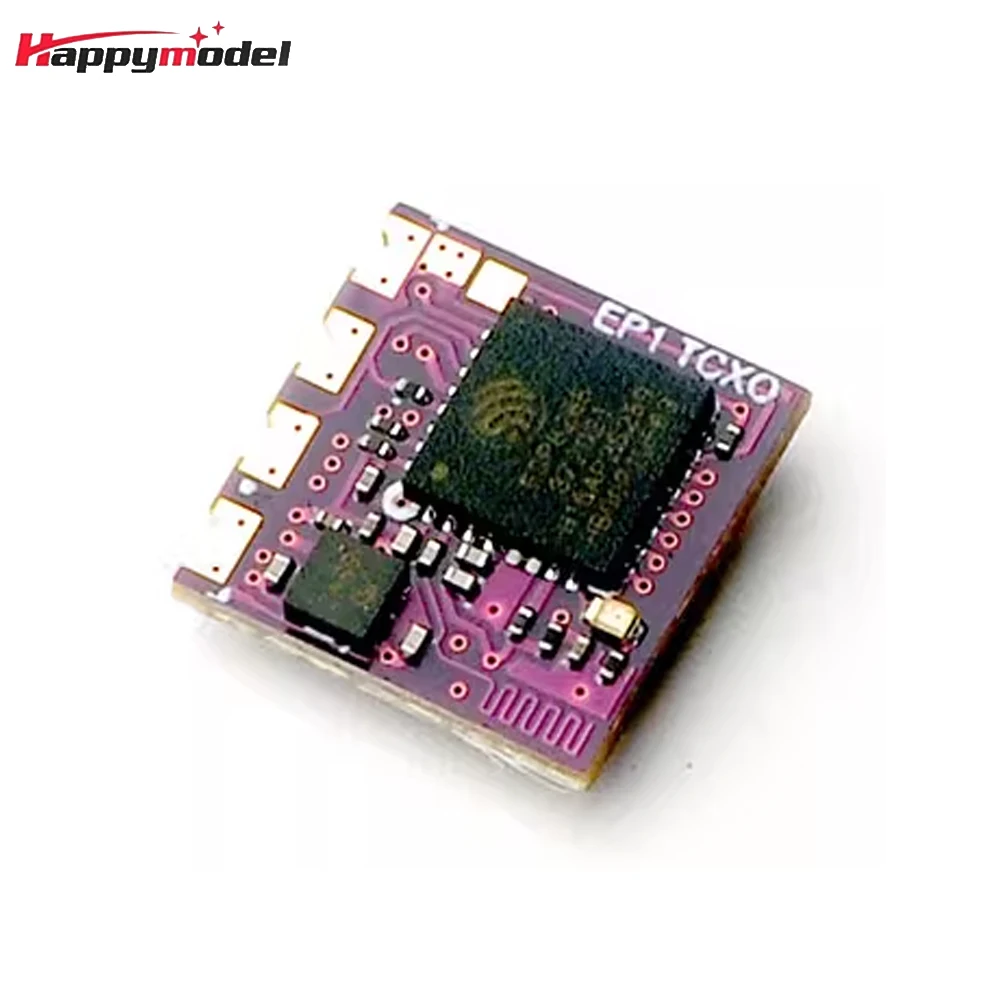 長い範囲のhappymodelレシーバーfpvフリースタイルドローン、mcu expresss、elrs tcxo、ep1 ep2 ep1デュアルism 2.4ghz、esp8285