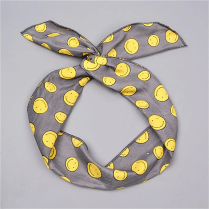 Internet Hot Iron Wire Hair Band Korean Style Female Cute Sweet Rabbit Ears Headband Check Printing Face Wash Head Accessories