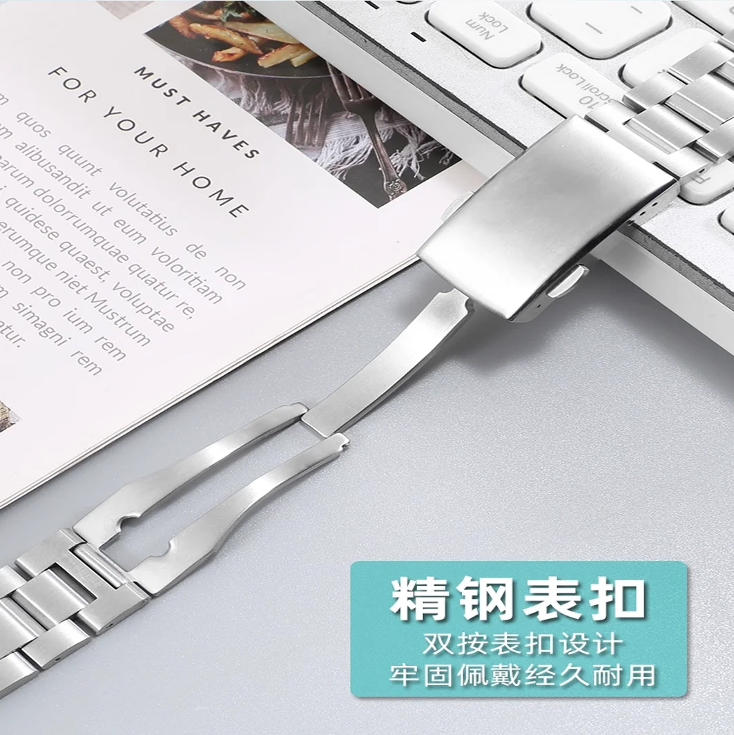 20.5 مللي متر 21.5 مللي متر ل تاغ هوير AQUARACER 300 ساعات للرجل منحني نهاية سوار الصلبة الرجال الفولاذ المقاوم للصدأ wtach حزام اكسسوارات