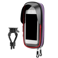 Cyclings Phone Stand Waterproofs Bikes Phone Holder Clear Touches Screen Window Bikes Handlebars Bag Easily to Install