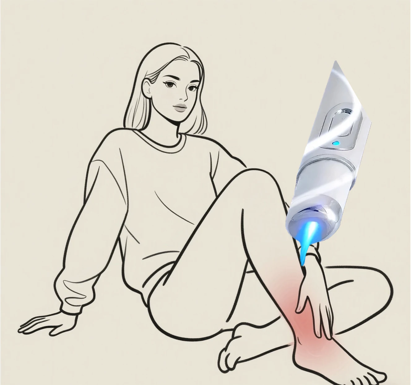 

Улучшает кровообращение, уменьшает паукообразные вены и силость, лазерная указка для варикозного расширения вен.