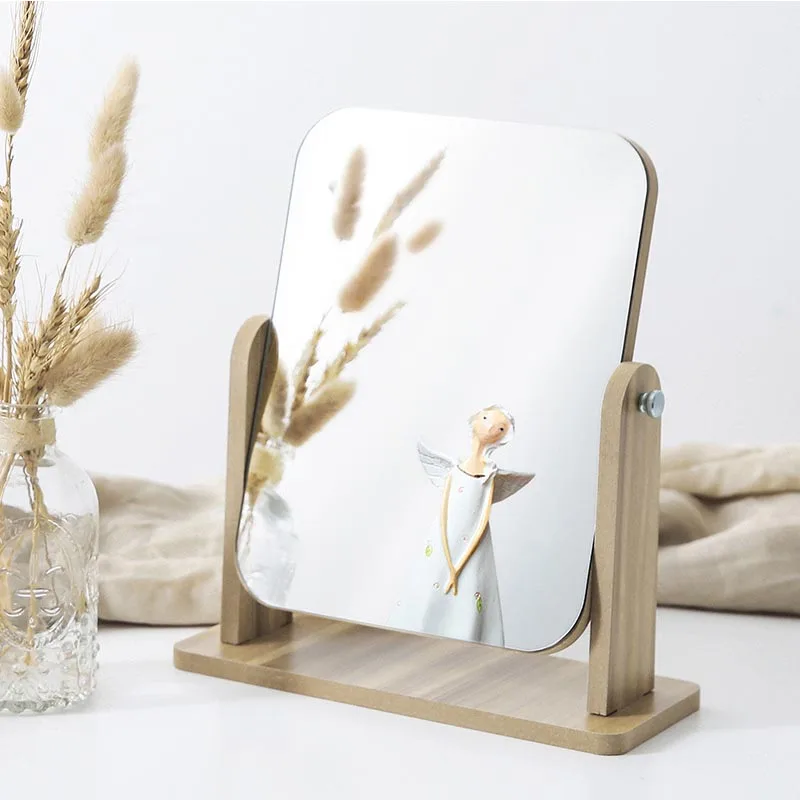 

New Makeup Mirror for Table Folding Mirror Magnifying 360 Degree Rotating Magnifying Mirror HUAZJ05