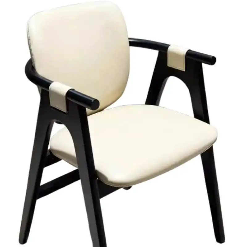 

xx-Modern Dining Chairs Armrest Wood Restaurant Lounge Dining Chairs Vanity Bedrooms Krzesla Jadalnia Furniture For Home*