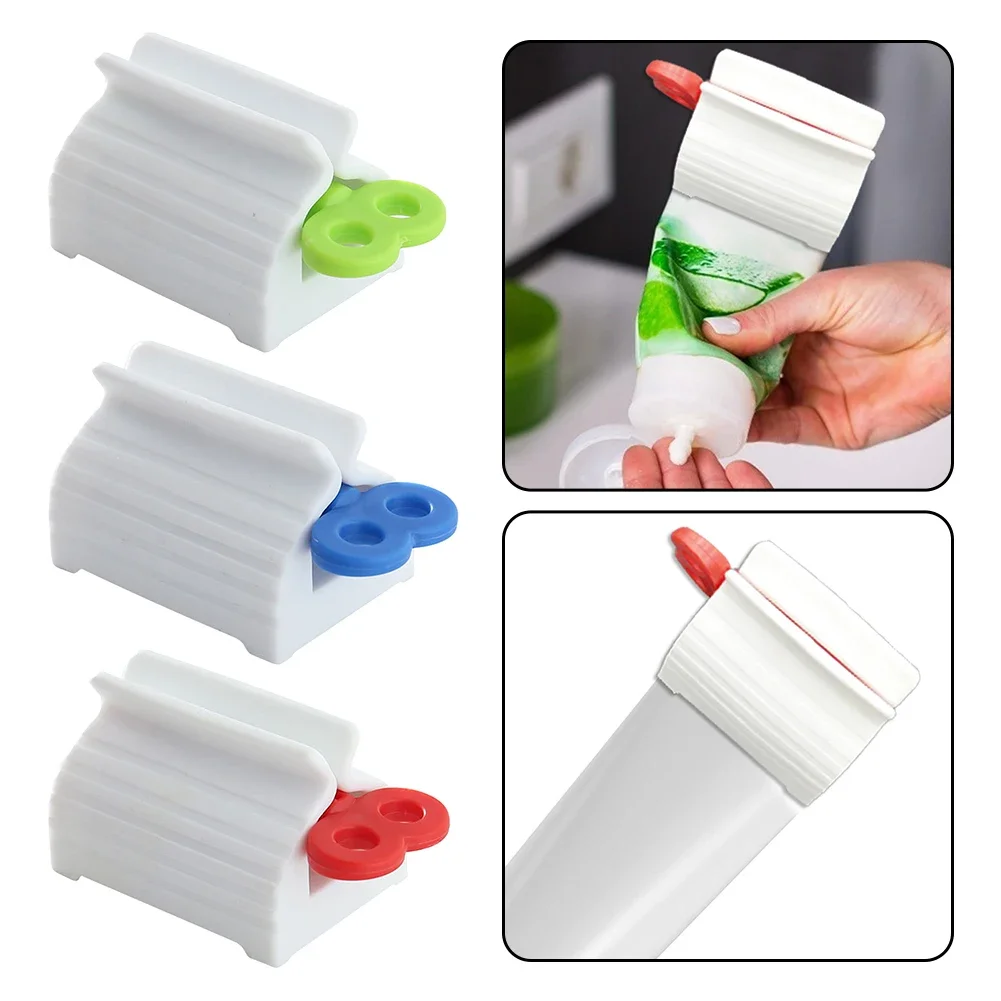 Portable Toothpaste Dispenser Squeezer Multifunctional Rolling Toothpaste Squeezer Manual Press Tools for Hair Dye Cosmetics