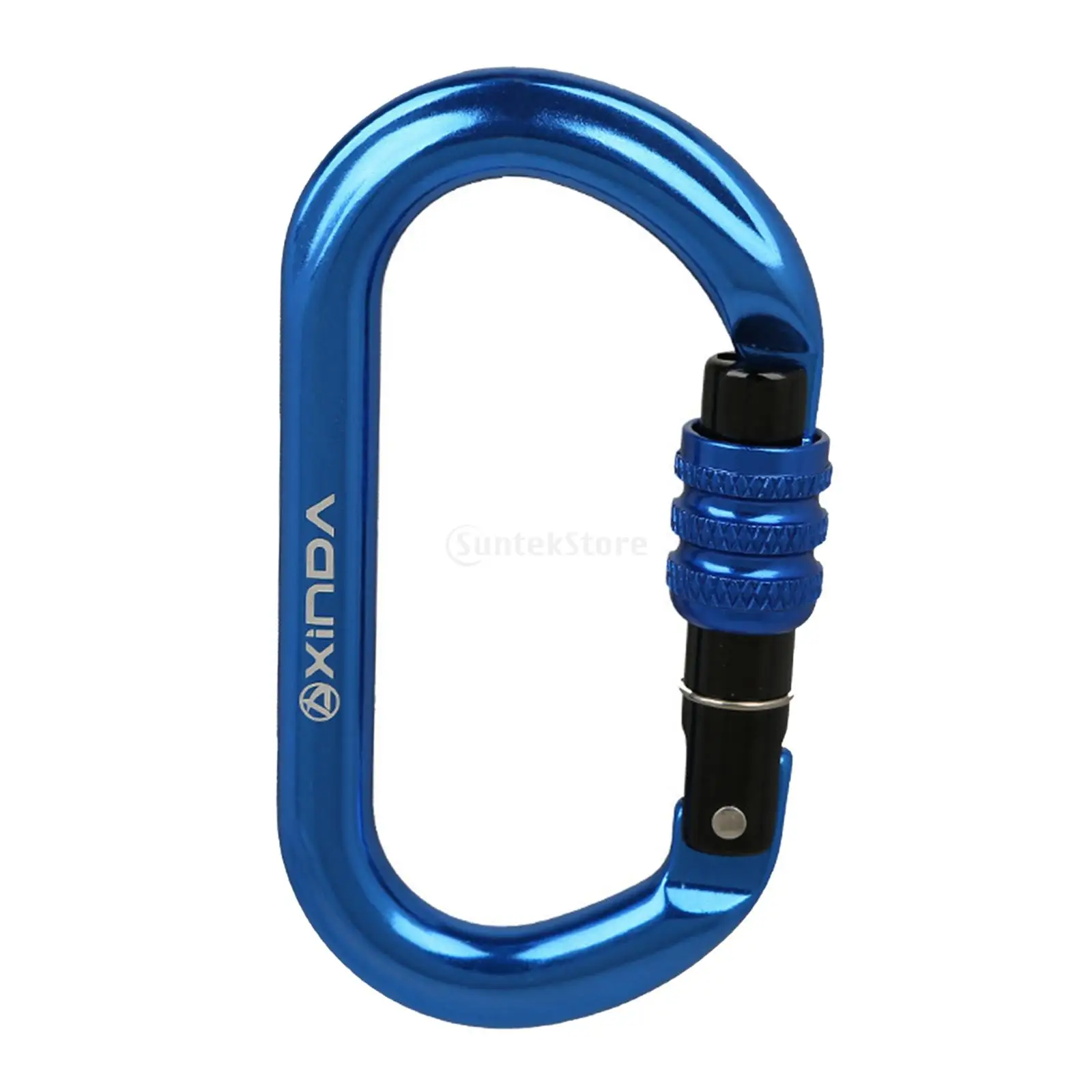 Moschettone da arrampicata moschettone da alpinismo sicurezza 30KN accessori con anello a D pesca all\'aperto viaggio escursionismo Clip D-Ring Carabi