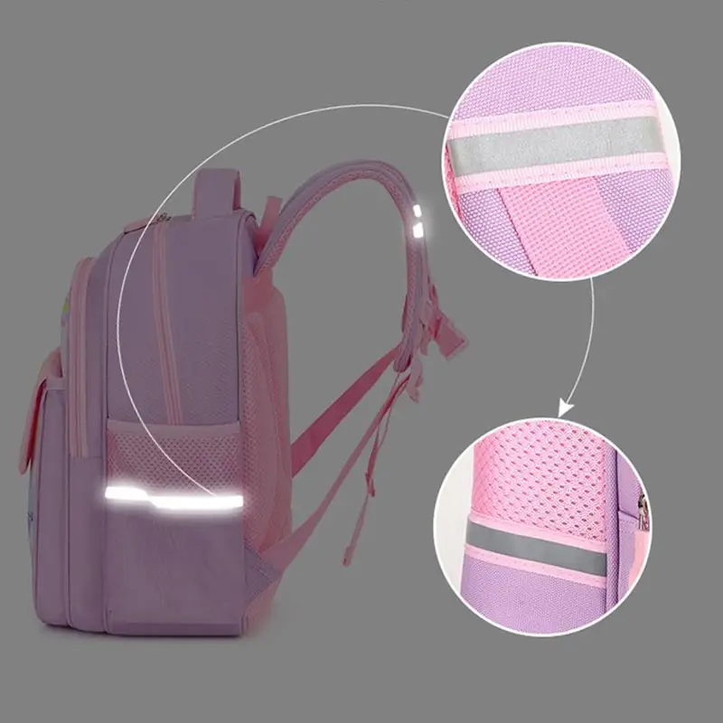 ed Kuromi Anime Cute Large Capacity Children Backpack School Bag with Cartoon Organizer for Students