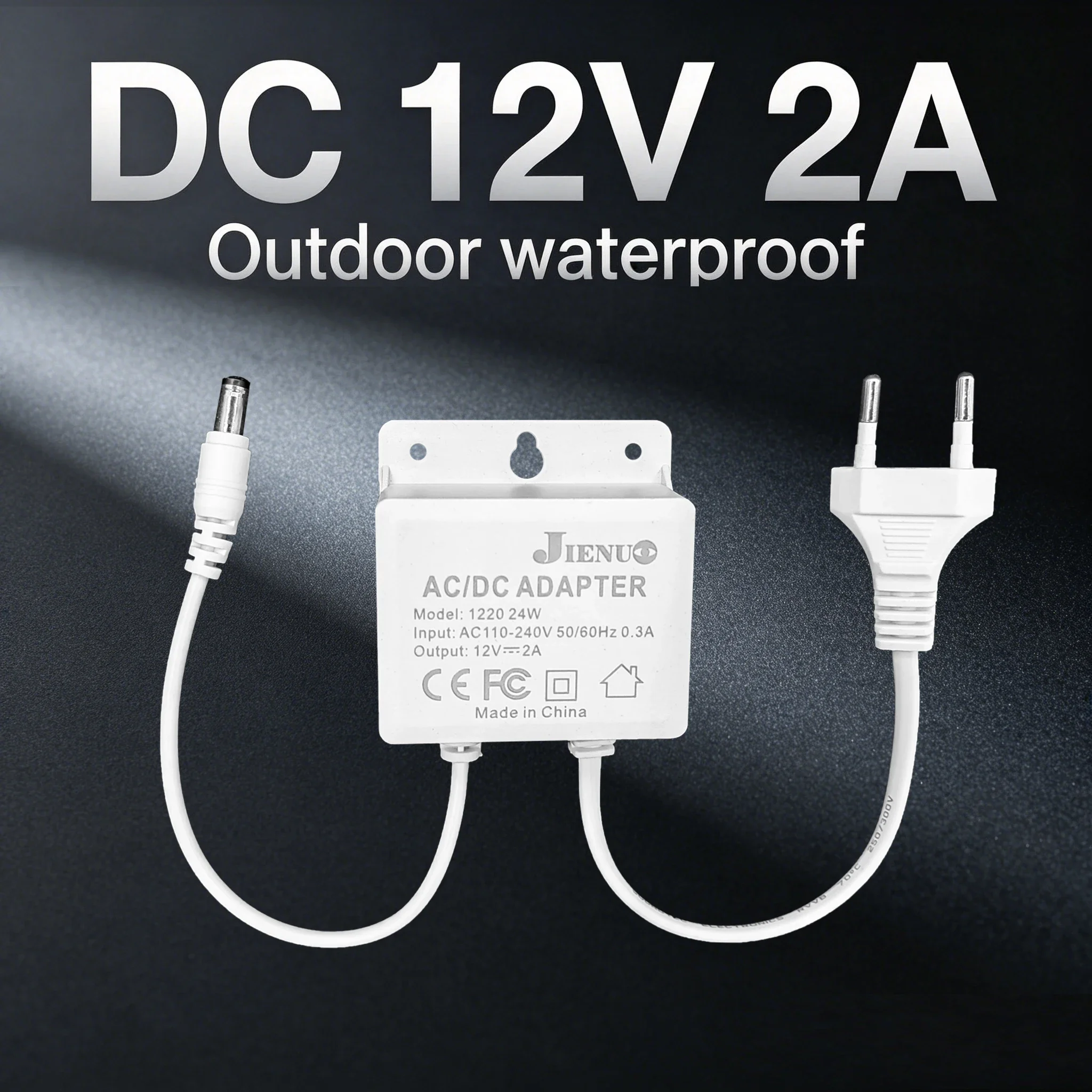DC 12V 2A Power Adapter Supply EU Charger Converter Universal for CCTV Security Surveillance Camera AHD LED Light Router Robot