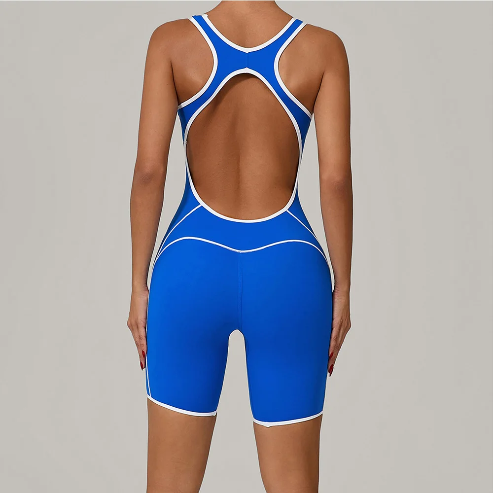 

Pad Gym Women Jumpsuit Bell-bottoms Training Yoga Set Sportswear Women Sports Jumpsuit Fitness Rompers Stretch Workout Bodysuits