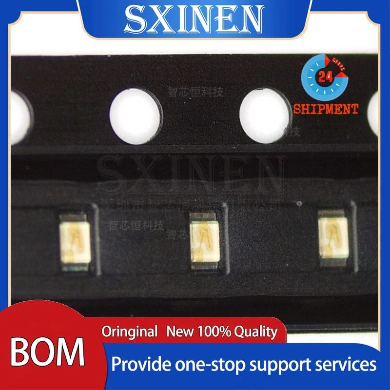 Tubo emisor de luz LED, brillo rojo, LTST-C193KRKT-0603, 100 piezas