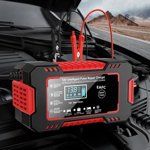 12 V 6A -Ladegerät für Auto -Batterie, Handgelenkreparatur, LCD -Display, intelligente schnelle Ladung, Hauptversammlung, Tiefzyklus, Gel, Blei, Motorrad, Automobile 6 Hauptverkaufsladegerät Batterie 6V 12AH - №4